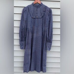 Vintage prairie dress mutton sleeves women’s